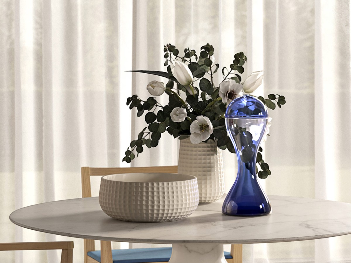 Cappellini Glass Newson Vase