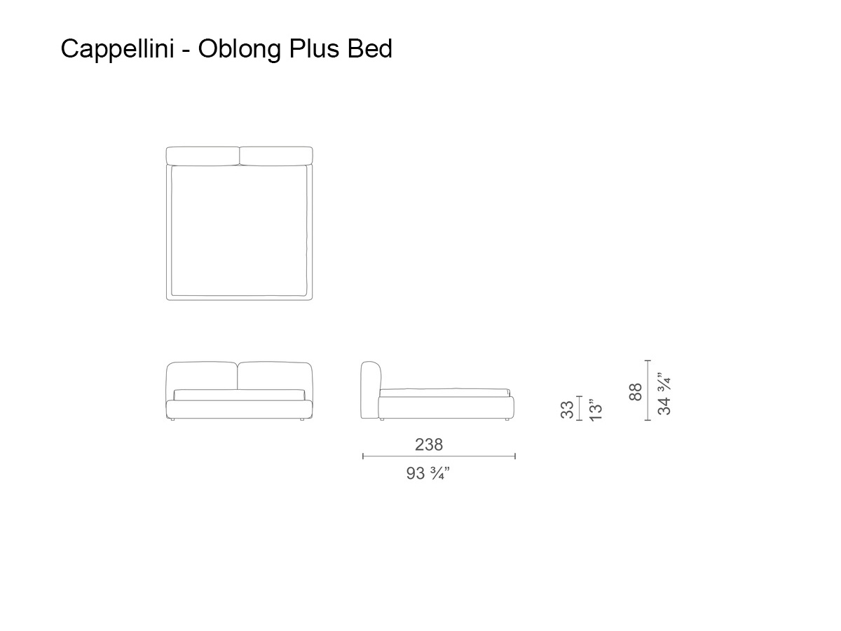 Cappellini Oblong Plus Bed