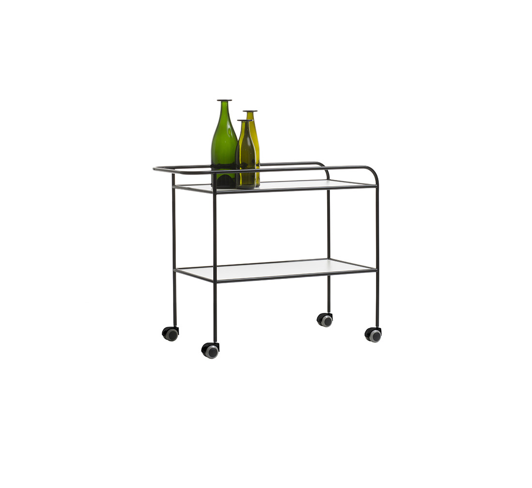 Cappellini Steel Pipe Drinktrolley Bar Cart
