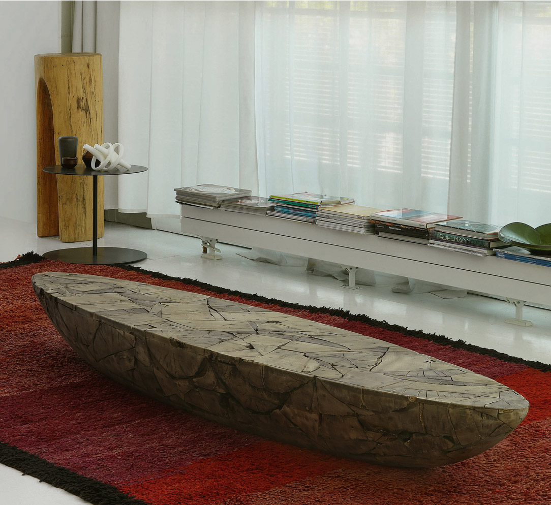 Cappellini Poh Bench In Solid Wood