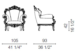 Cappellini Proust Geometrica Armchair