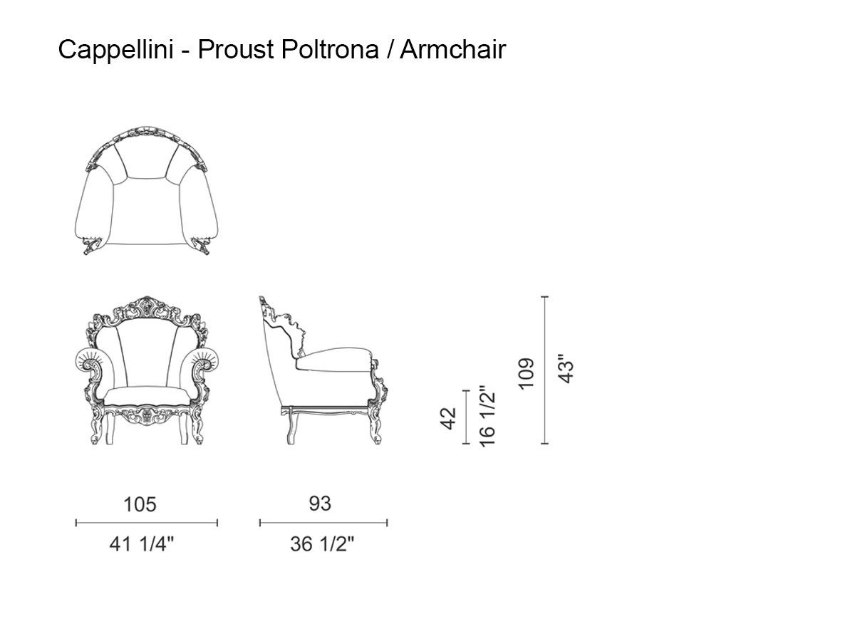 Cappellini Proust Multicolor Armchair