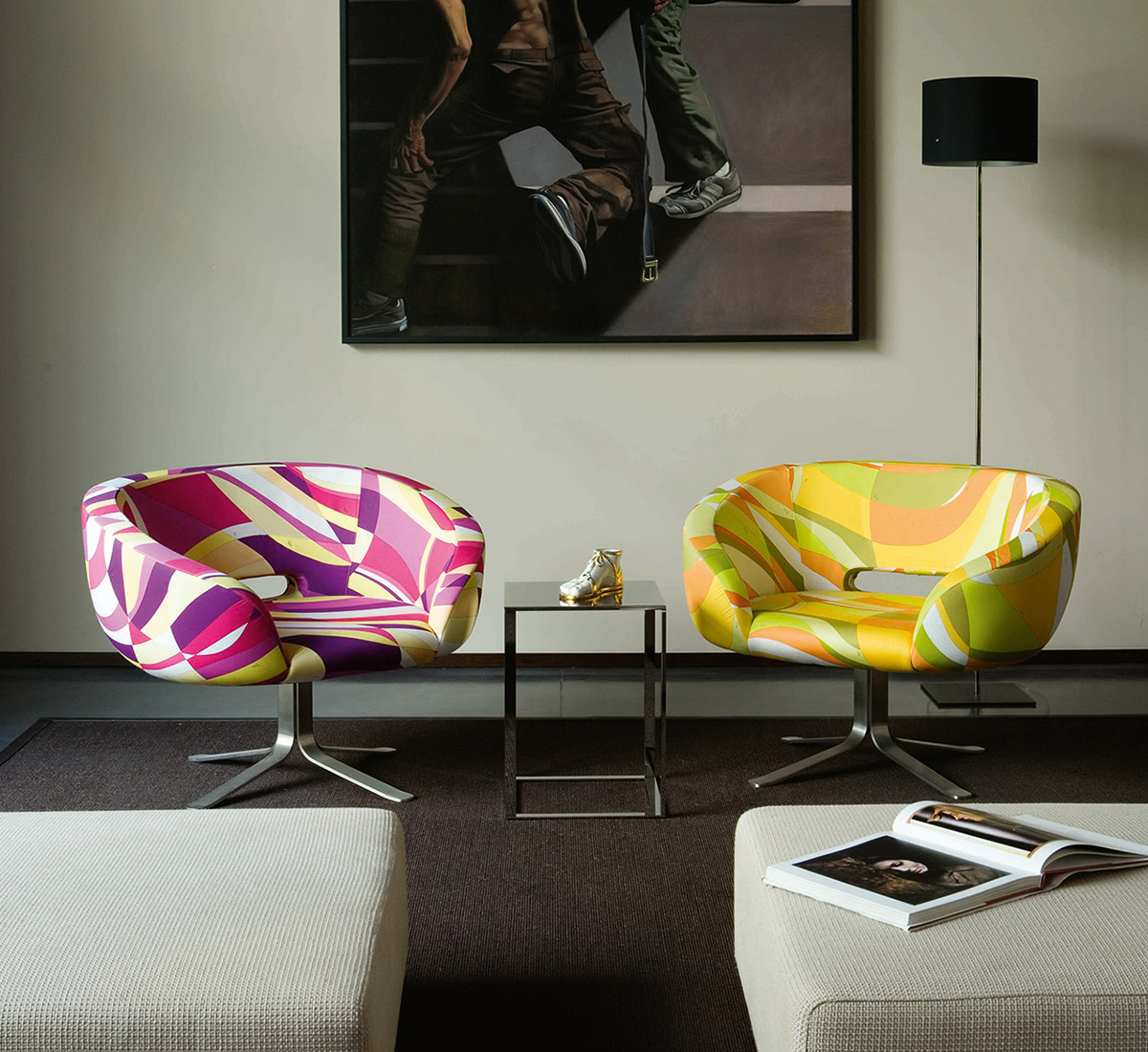 Cappellini Rive Droite Armchair Pucci