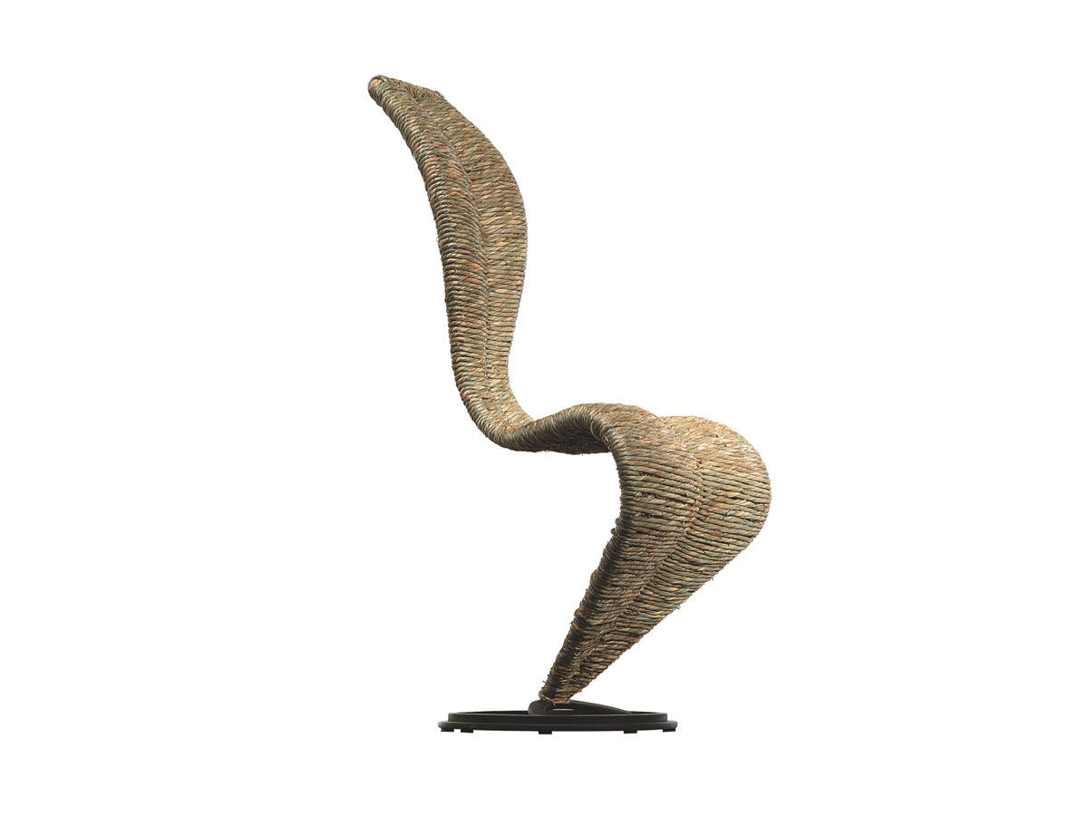 Cappellini S Chair 603 Woven Marsh Straw