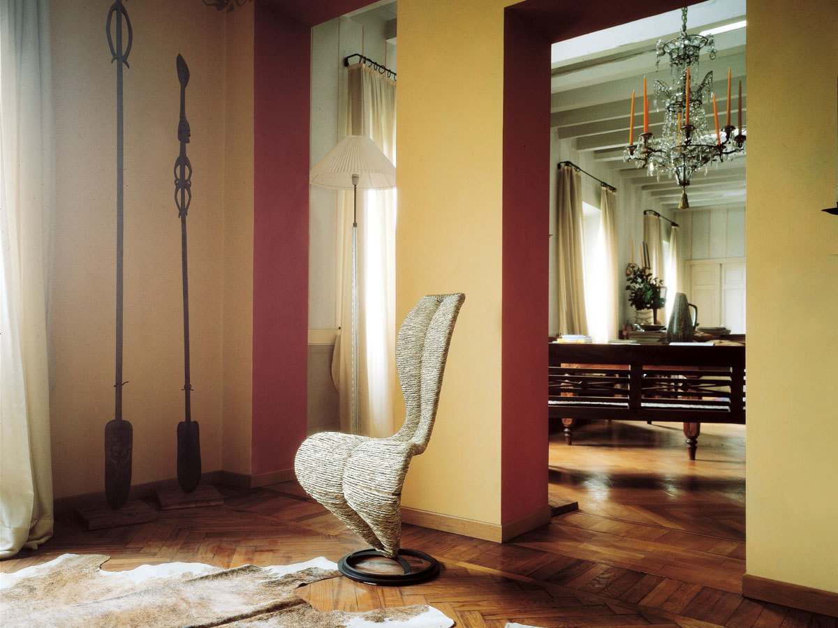 Cappellini S Chair 603 Woven Marsh Straw