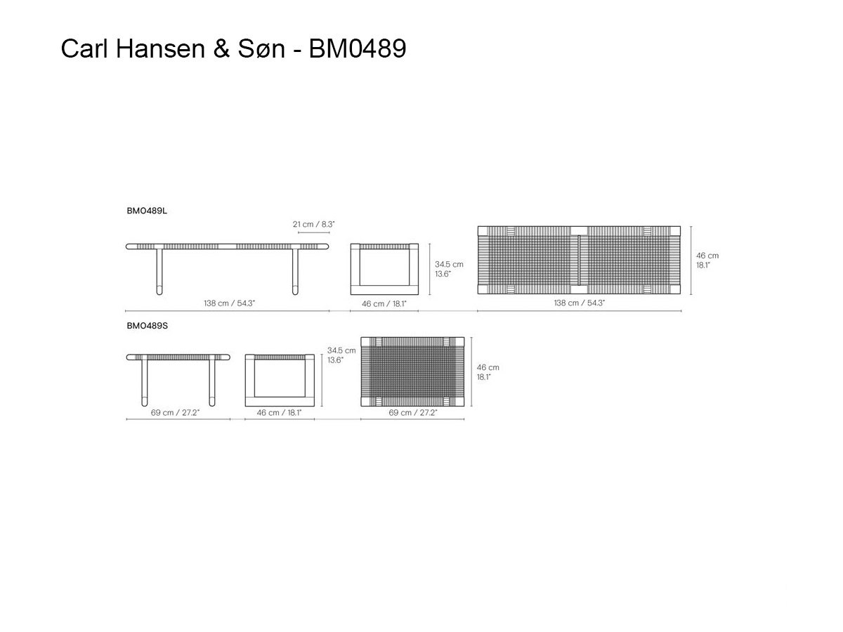 Carl Hansen Son Bm0489 Table Bench