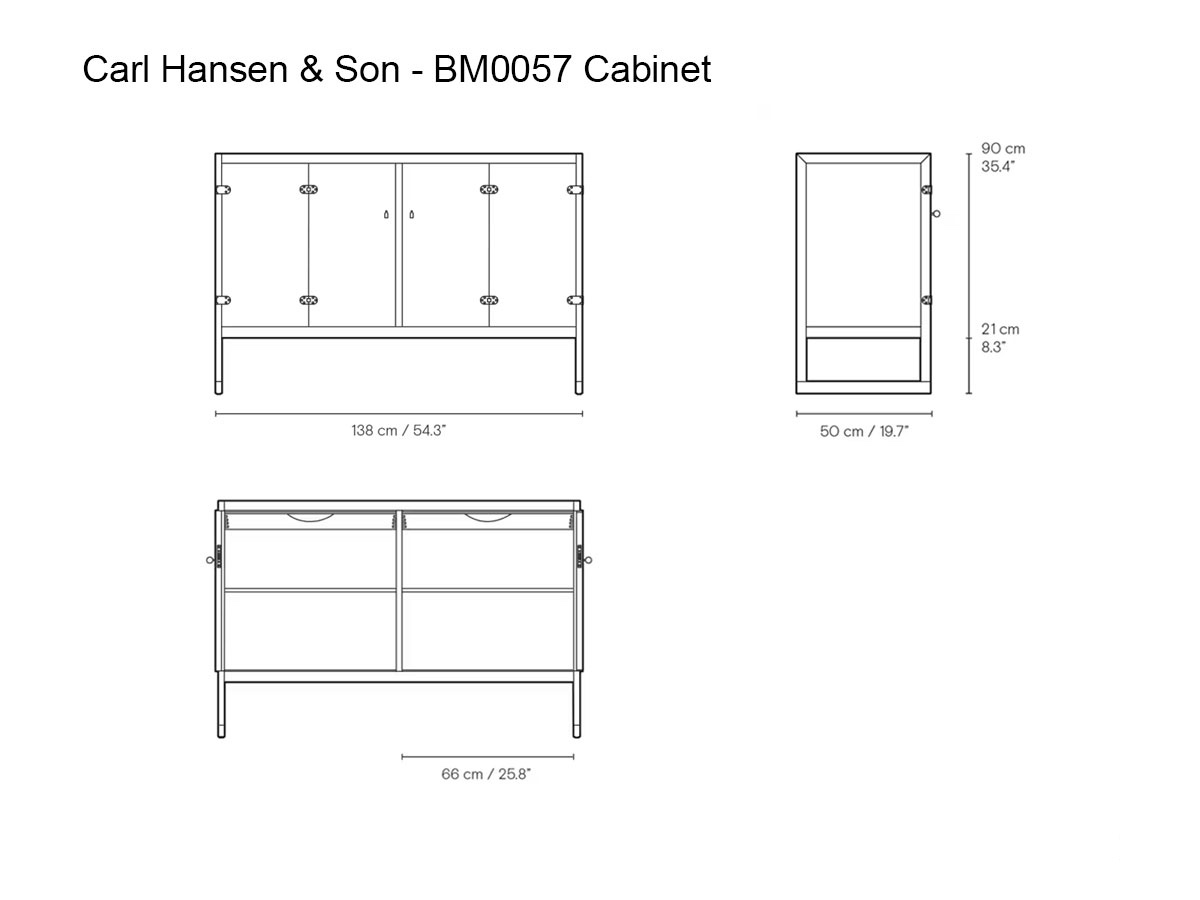 Carl Hansen Son Bm0057 Cabinet Oil