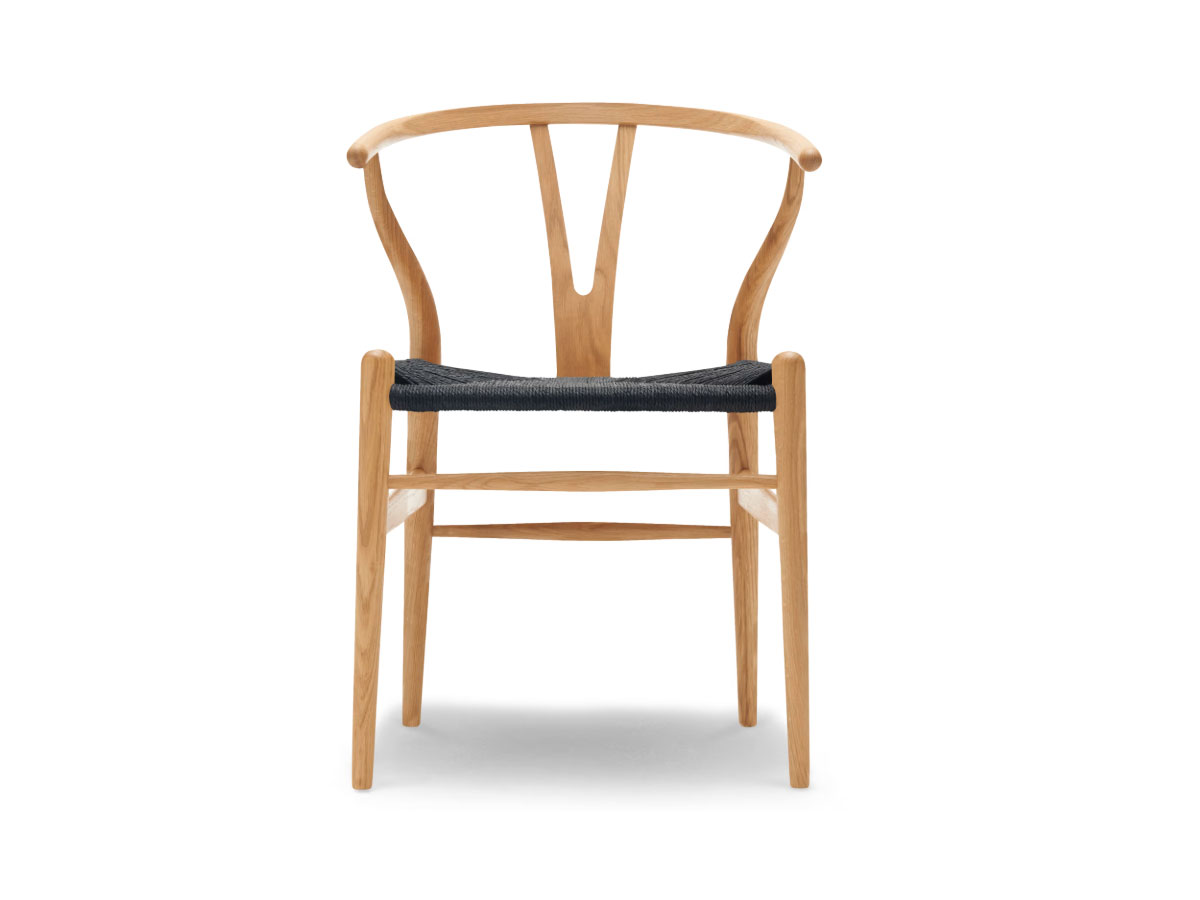 Carl Hansen Son Ch24 Wishbone Chair Black Cord