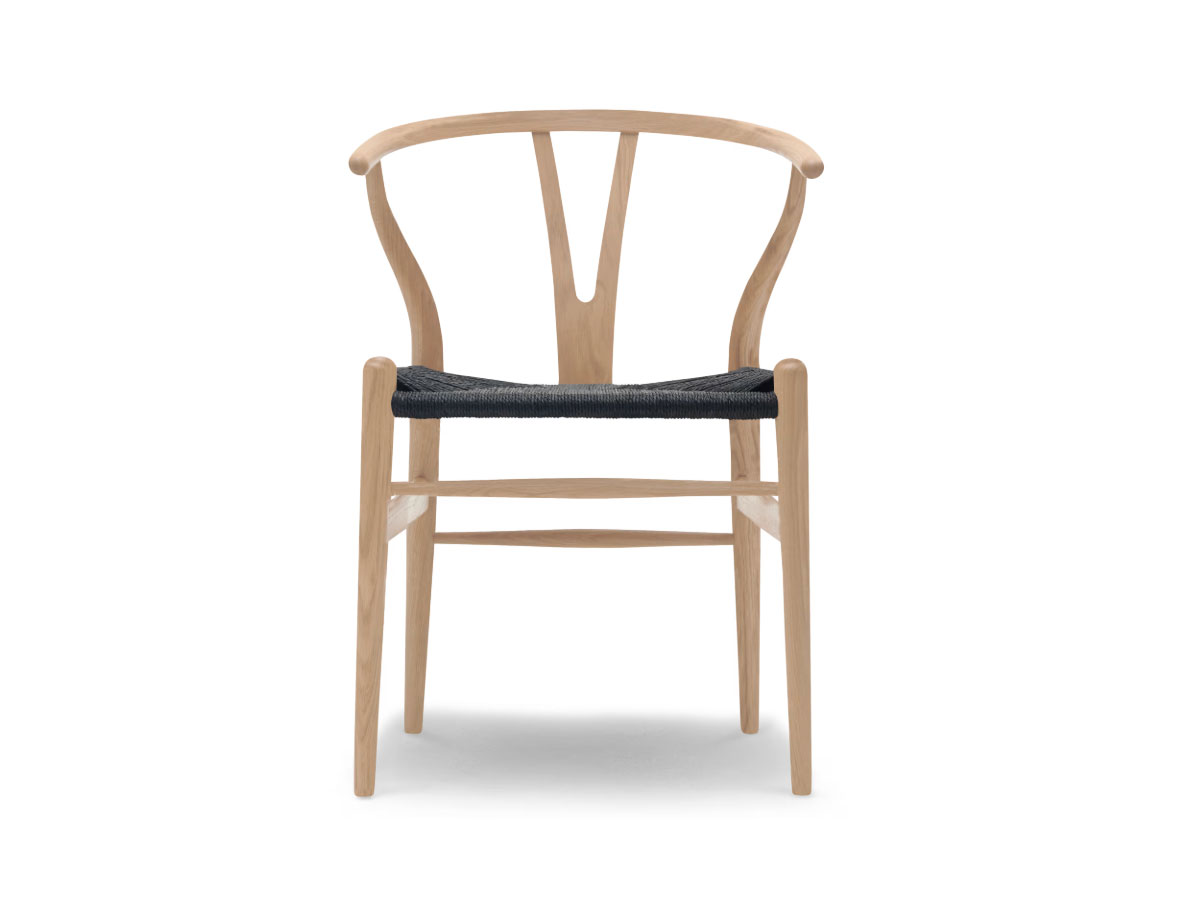 Carl Hansen Son Ch24 Wishbone Chair Black Cord