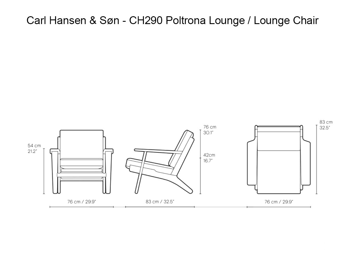 Carl Hansen Son Ch290 Lounge Chair