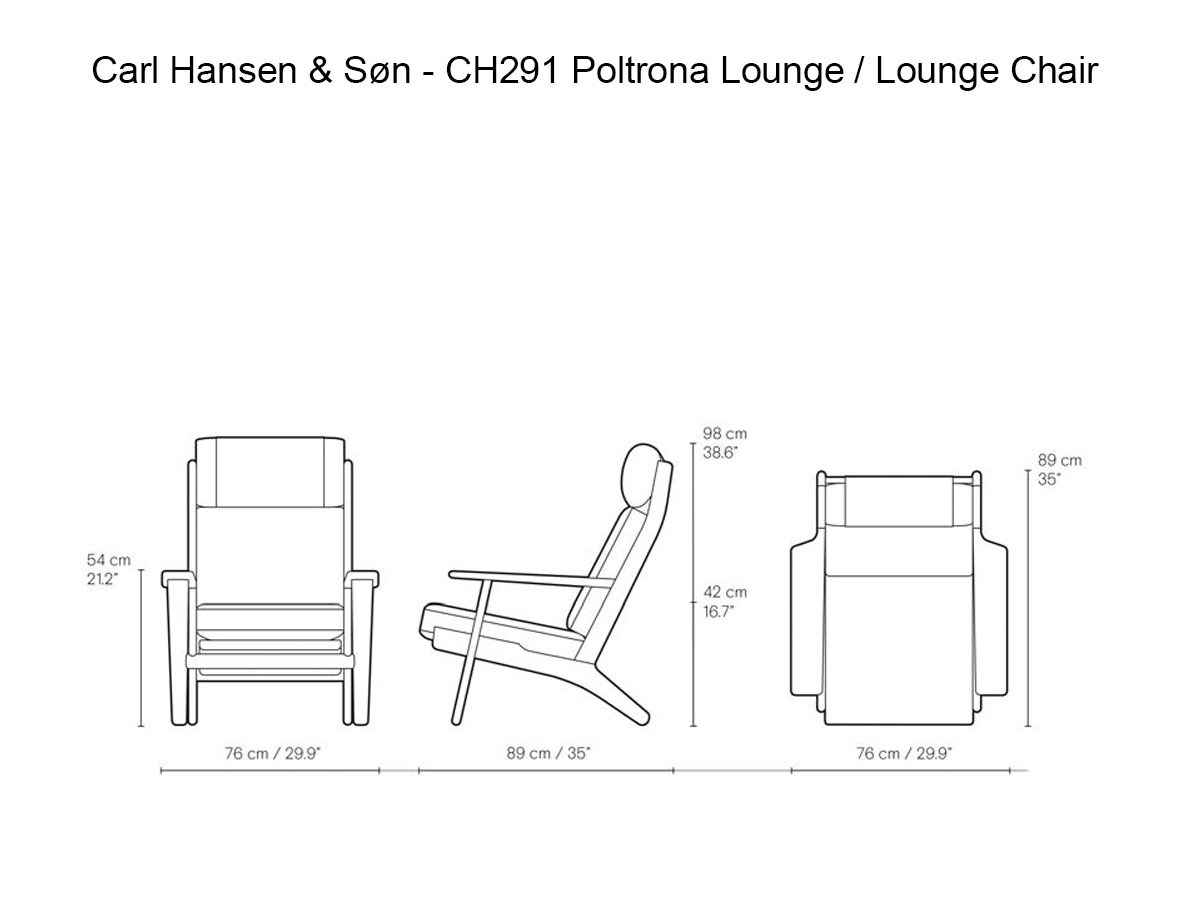 Carl Hansen Son Ch291 Lounge Chair