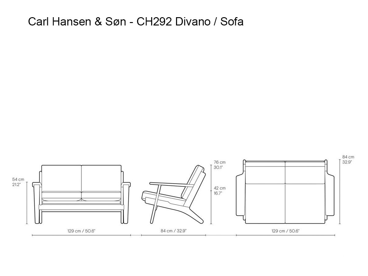 Carl Hansen Son Ch292 Sofa