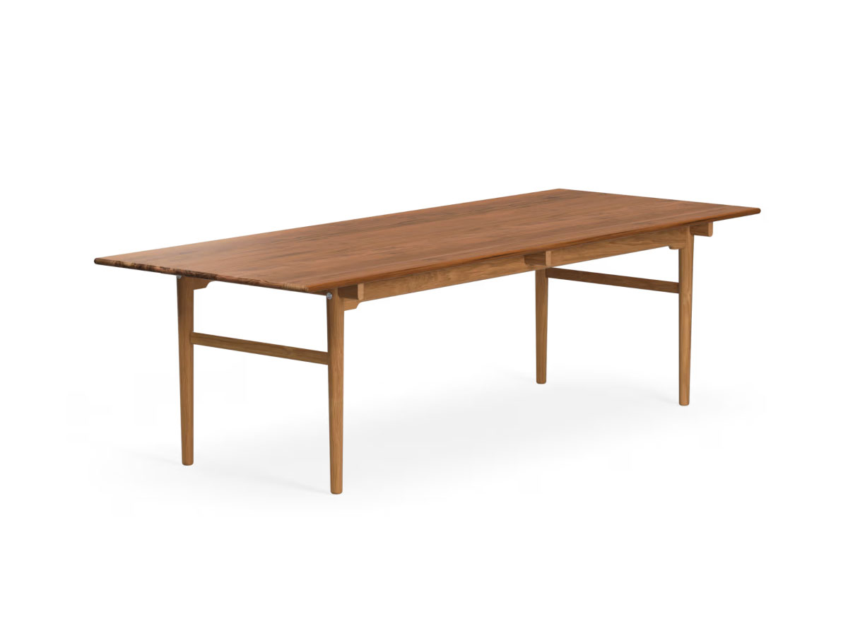 Carl Hansen Son Ch327 Dining Table 248x95 Cm Oil Teak Oak