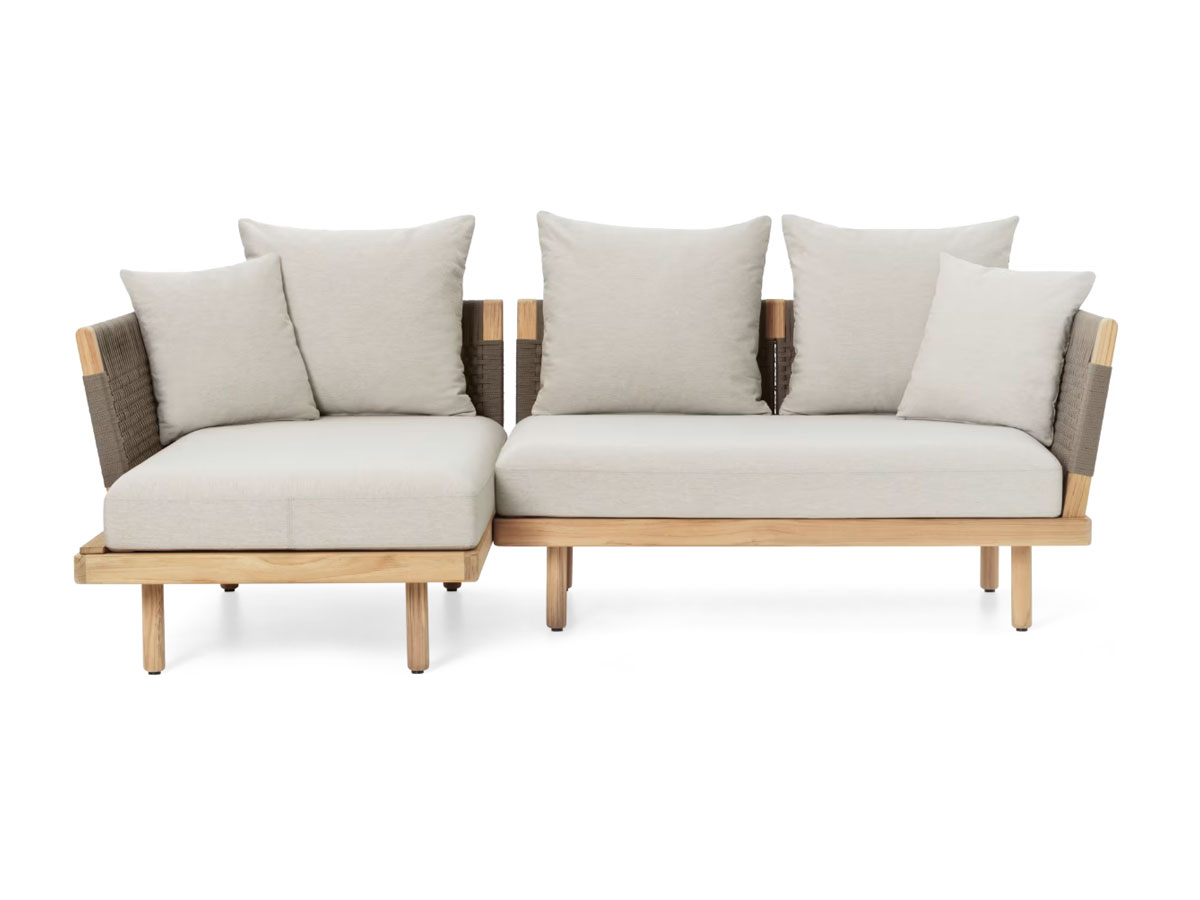 Carl Hansen Son Embrace 3 Seater Sofa With Chaise Longue Outdoor