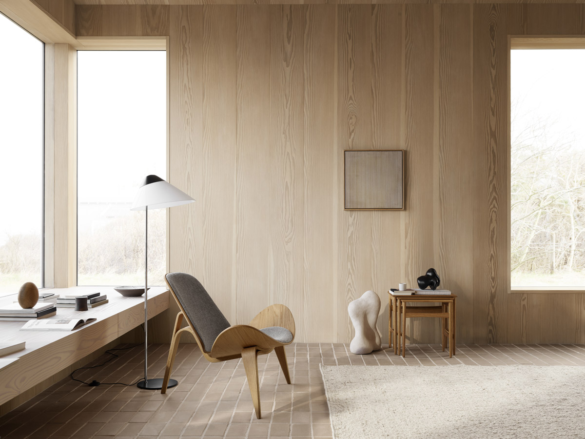 Carl Hansen Son Hjw03 Opala Floor Lamp