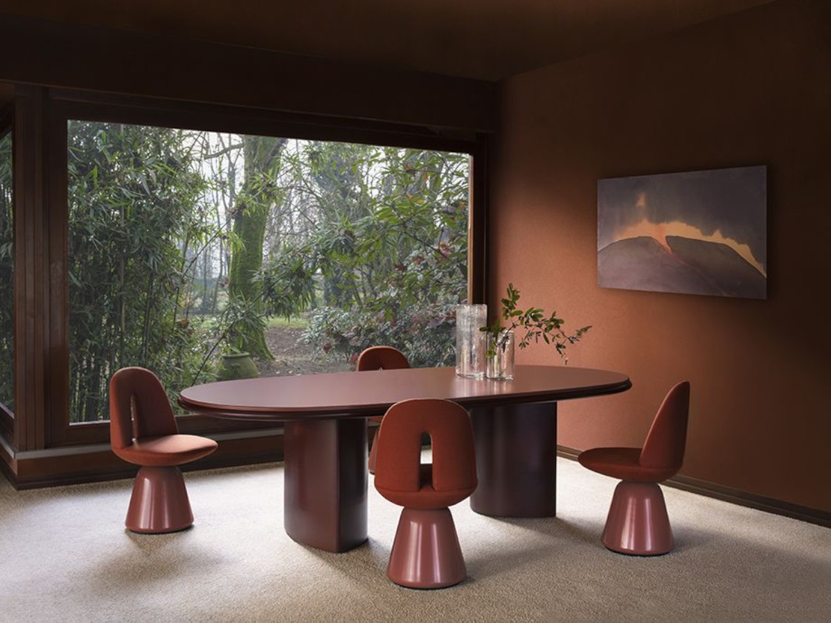 Carpanese Home Bill Chair Lacquered Base