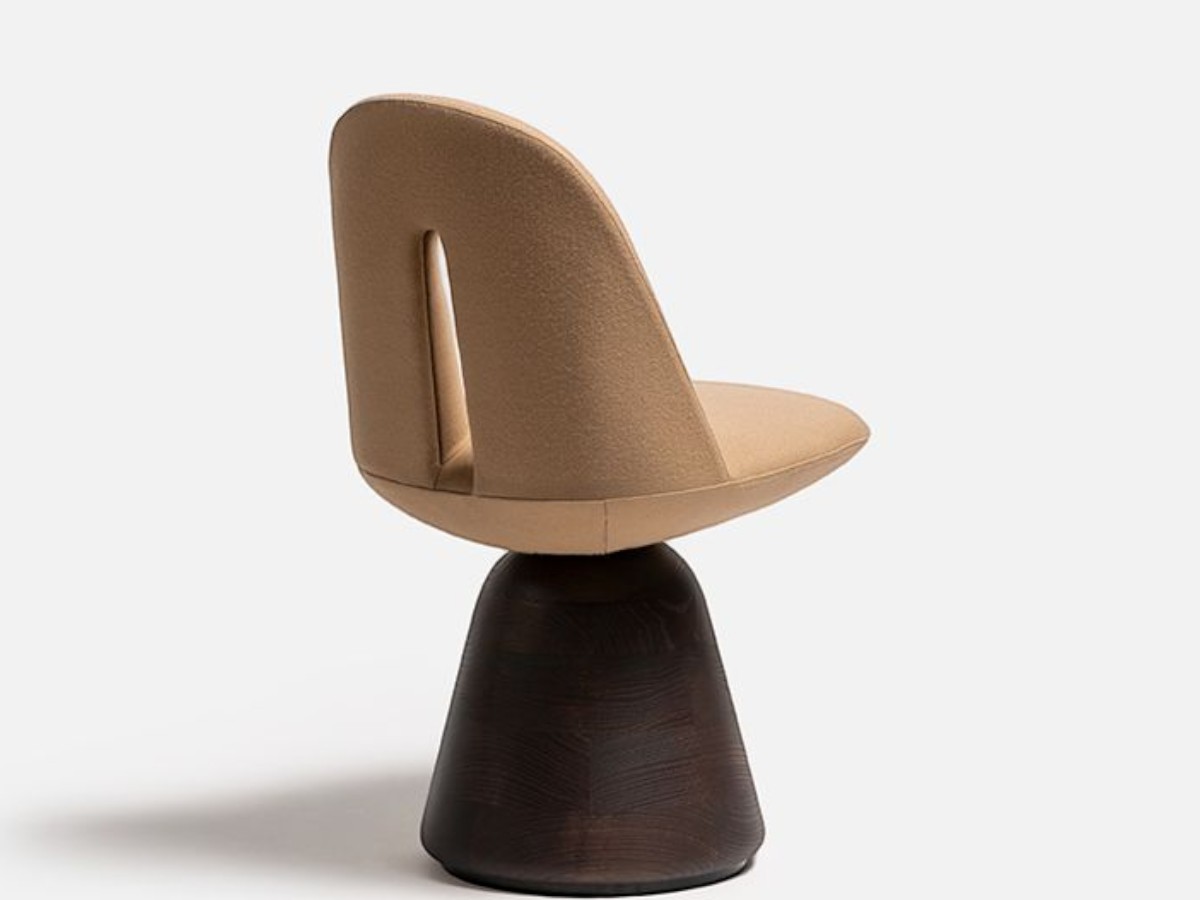 Carpanese Home Bill Chair Wooden Base