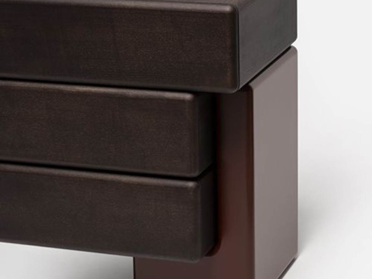 Carpanese Home Brick D Sideboard Lacquered Base Wooden Drawers