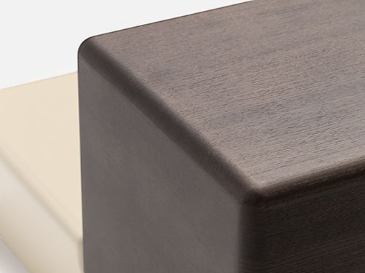 Carpanese Home Brick Nl Bedside Table Lacquered Base Wooden Drawers