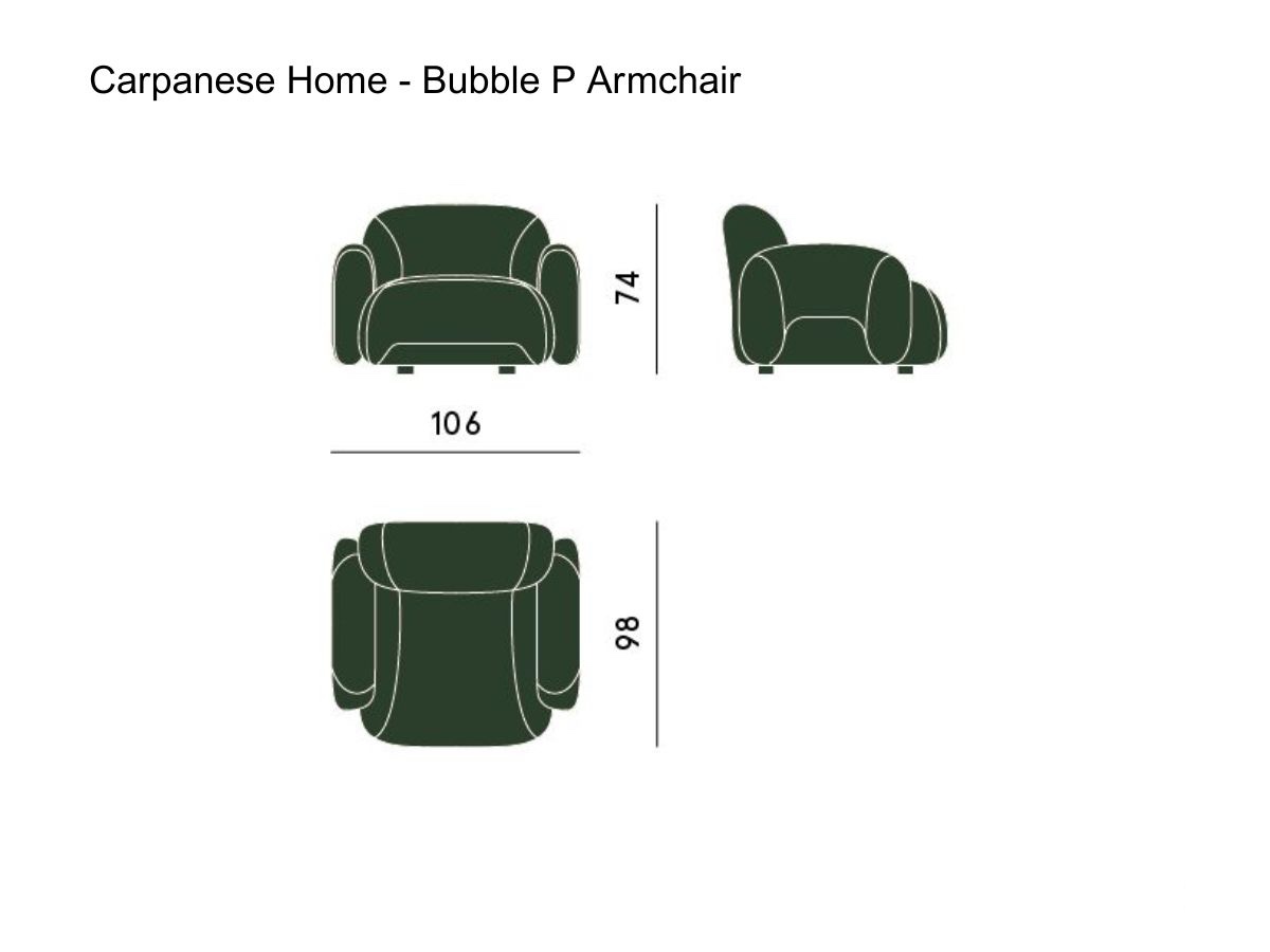 Carpanese Home Bubble P Armchair