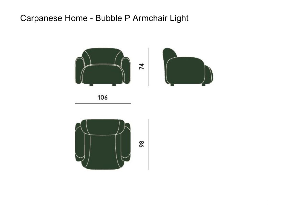 Carpanese Home Bubble P Light Armchair