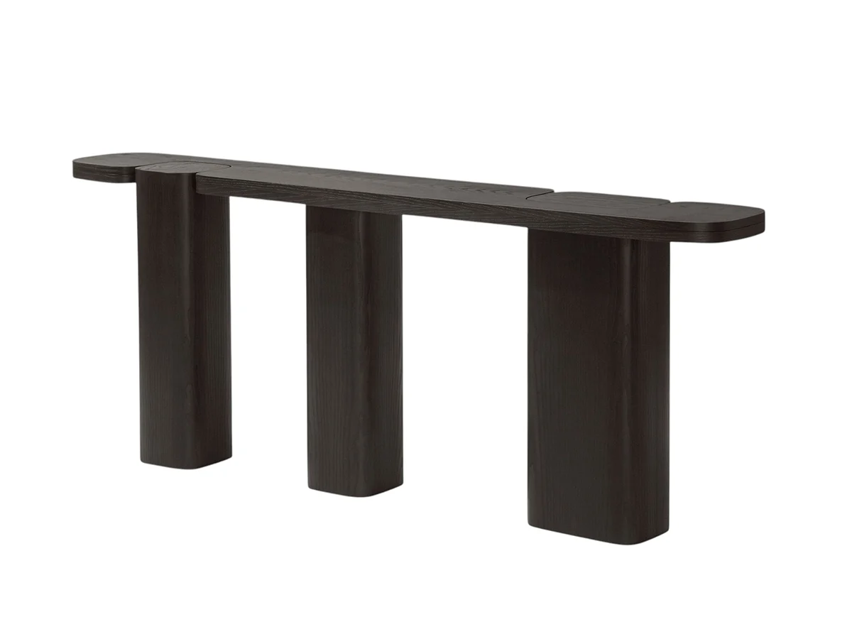 Carpanese Home Erice C Console Wood Top