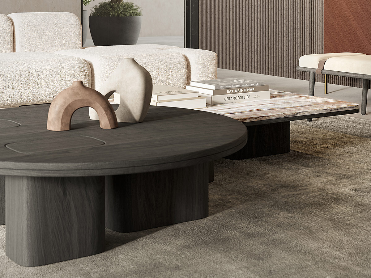 Carpanese Home Erice R Coffee Table Round
