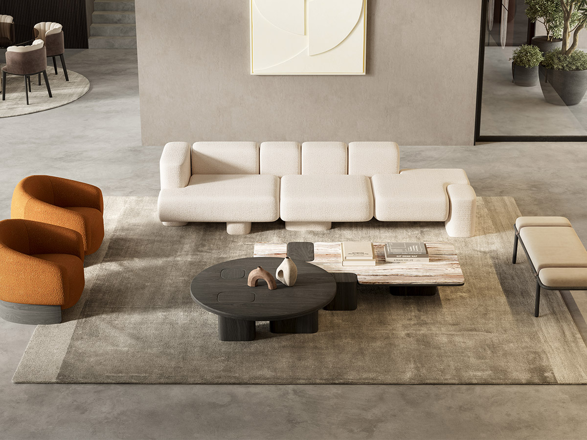 Carpanese Home Erice Xl Coffee Table Rectangular