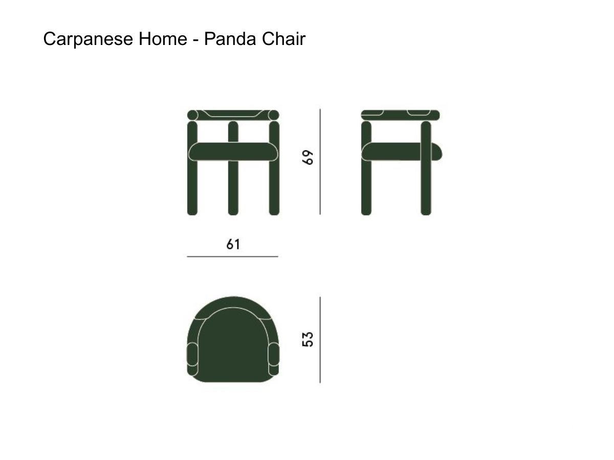 Carpanese Home Panda Chair