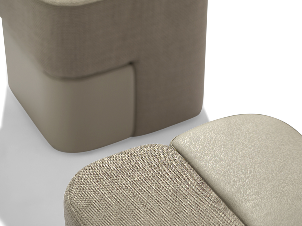 Carpanese Home Rocha Pouf
