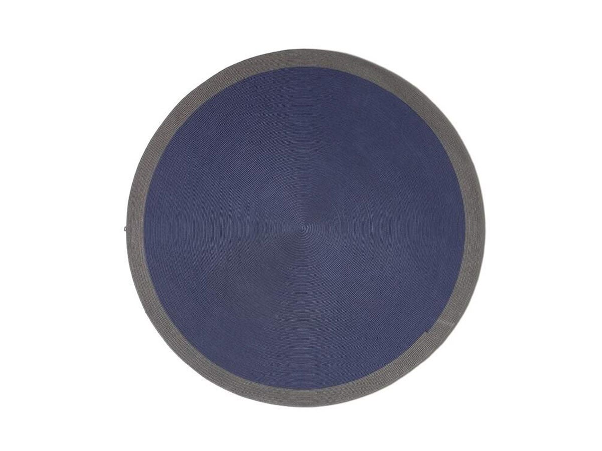 Cassina 061 Circus Carpets Outdoor Blue With Gray Edge