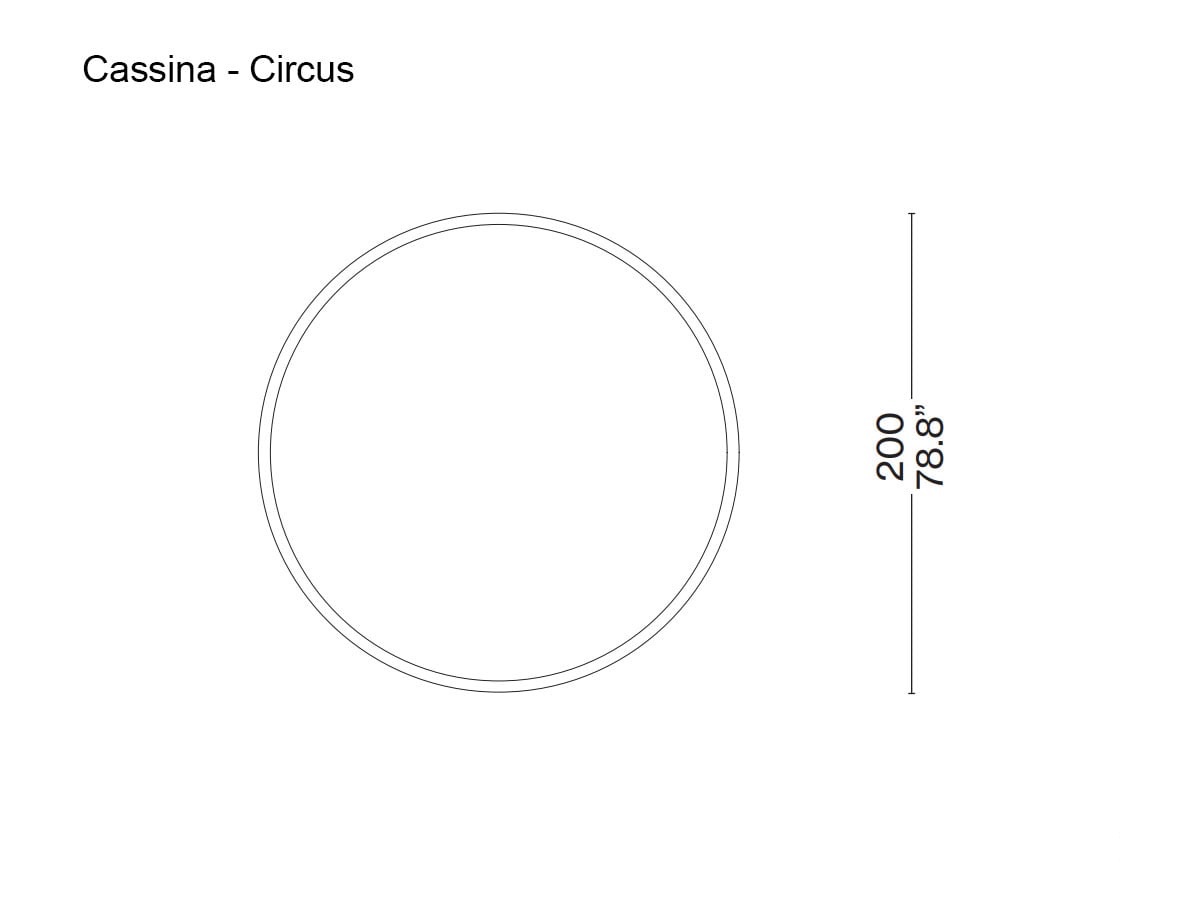Cassina 061 Circus Carpets Outdoor Blue With Gray Edge