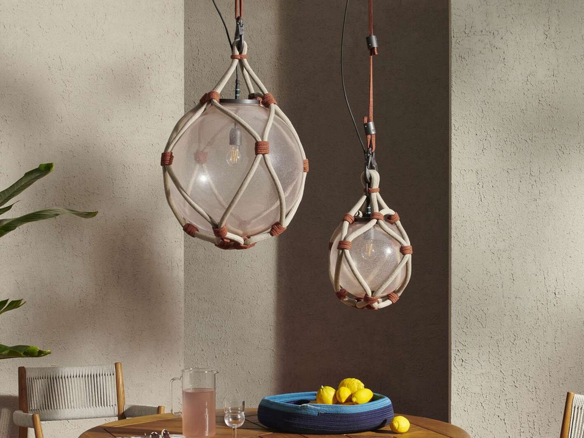 Cassina 094 Bollicosa Nautilus Suspension Lamp Outdoor