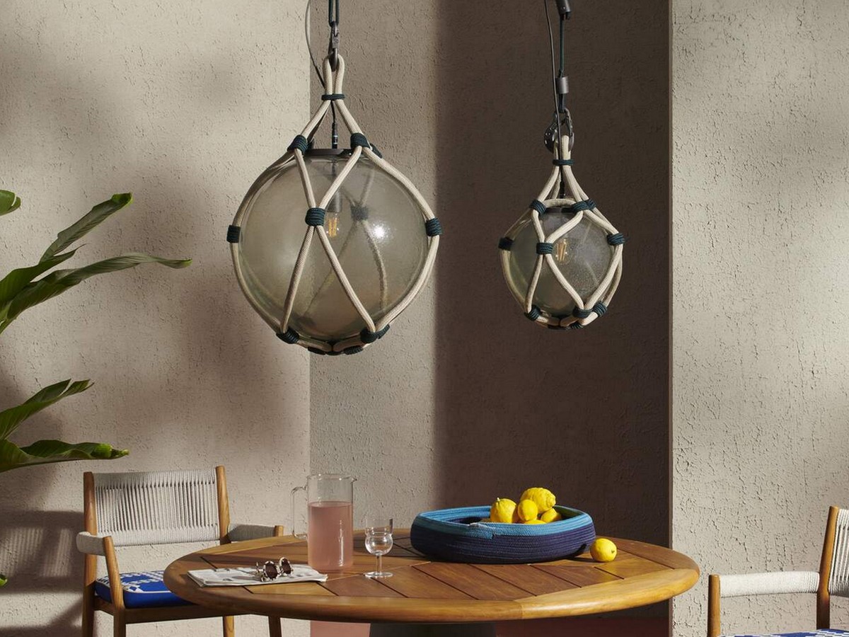 Cassina 094 Bollicosa Nautilus Suspension Lamp Outdoor
