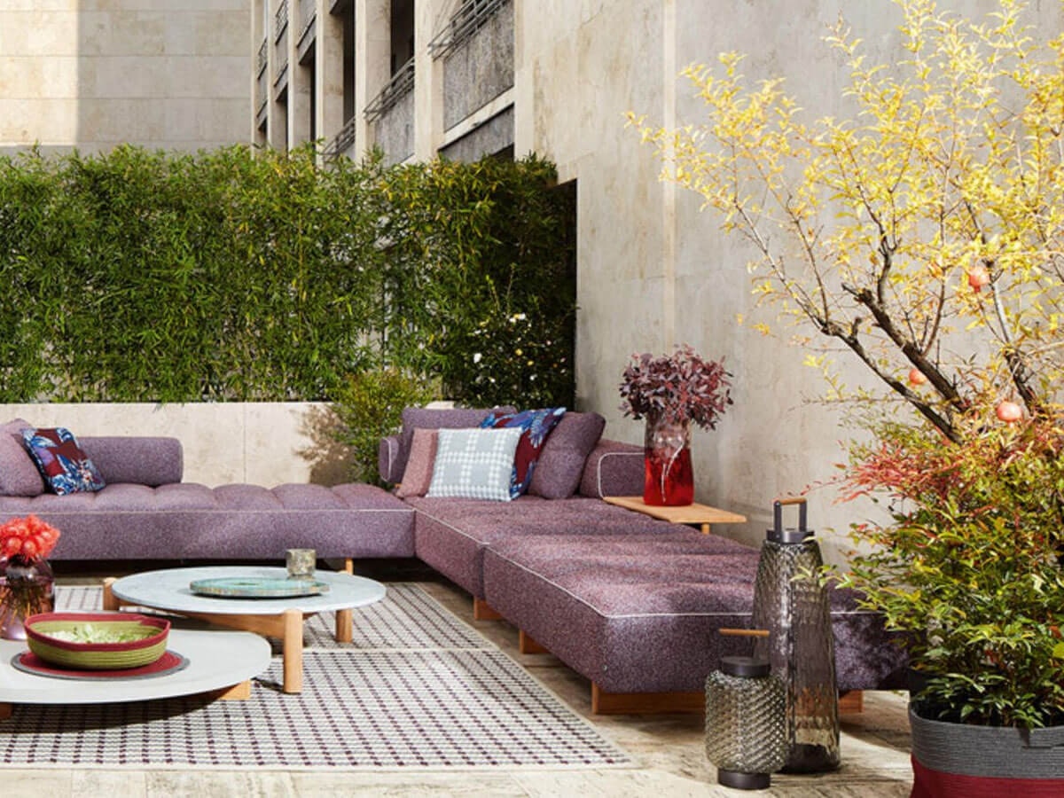 Cassina 094 Singapore Sling Floor Lamp Outdoor Smoked