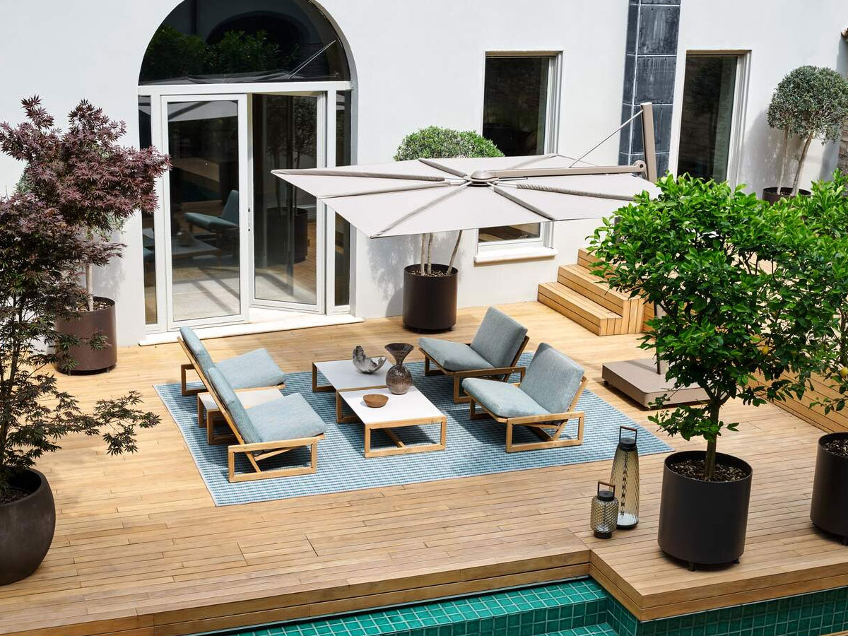 Cassina 097 Parasol Terracotta Canvas