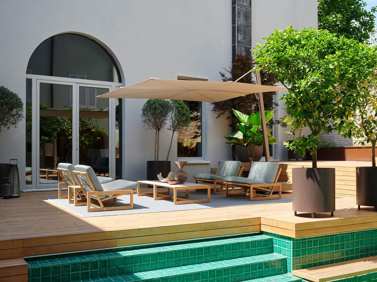 Cassina 097 Parasol Terracotta Canvas