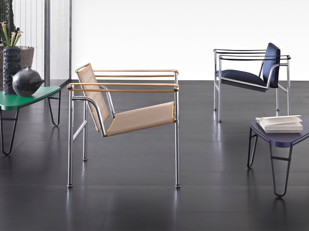 Cassina 1 Fauteuil Dossier Basculant Villa Church Armchair