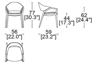 Cassina 133 Ico Chair