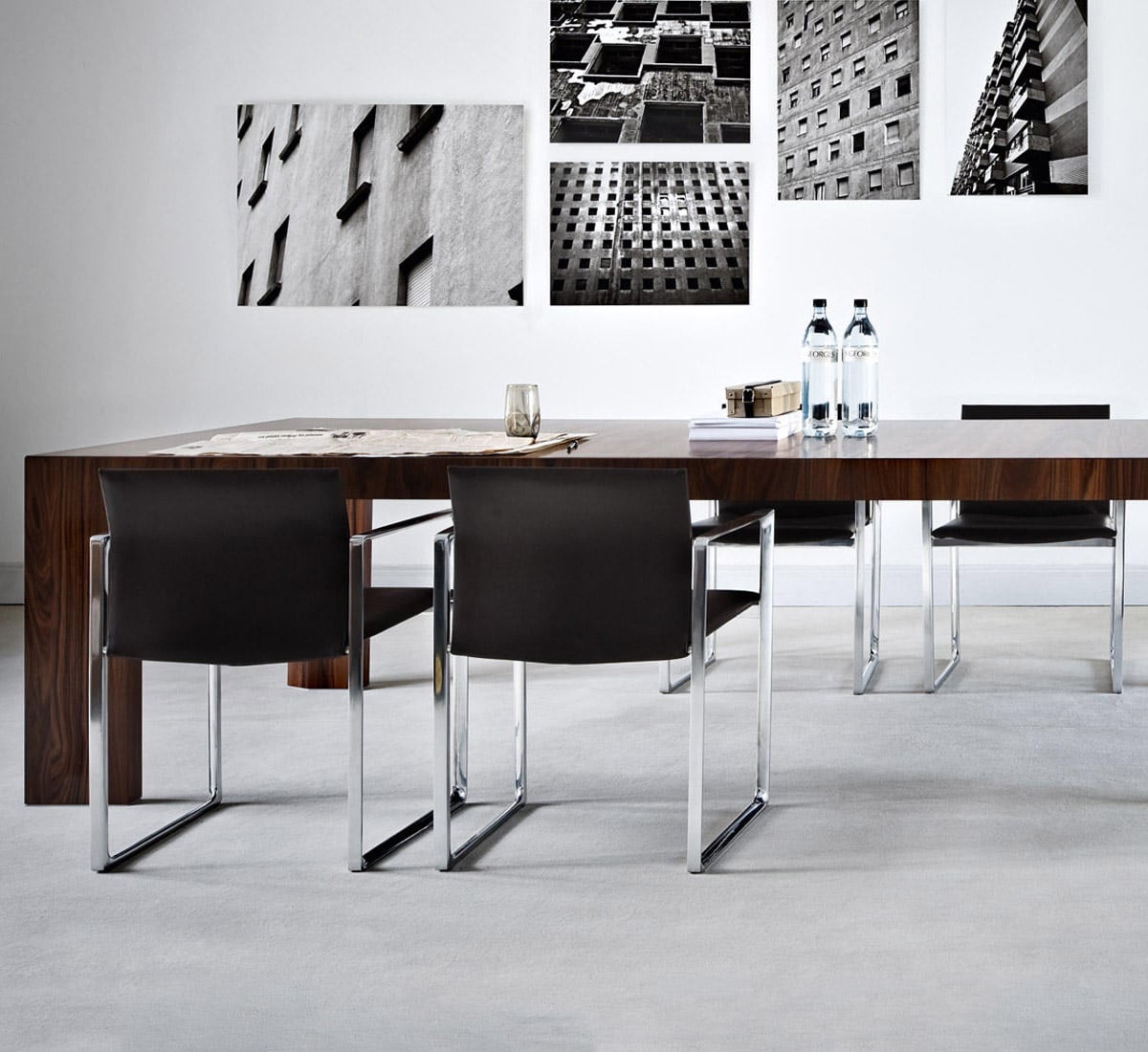 Cassina 184 Eve Chair Polished Aluminium 1f Ivory Saddle Leather