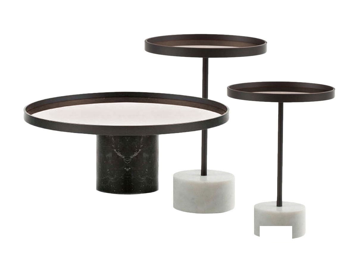 Cassina 194 9 Coffee Table H 55 Base In Marble Of Carrara Aluminium Glass Coffee