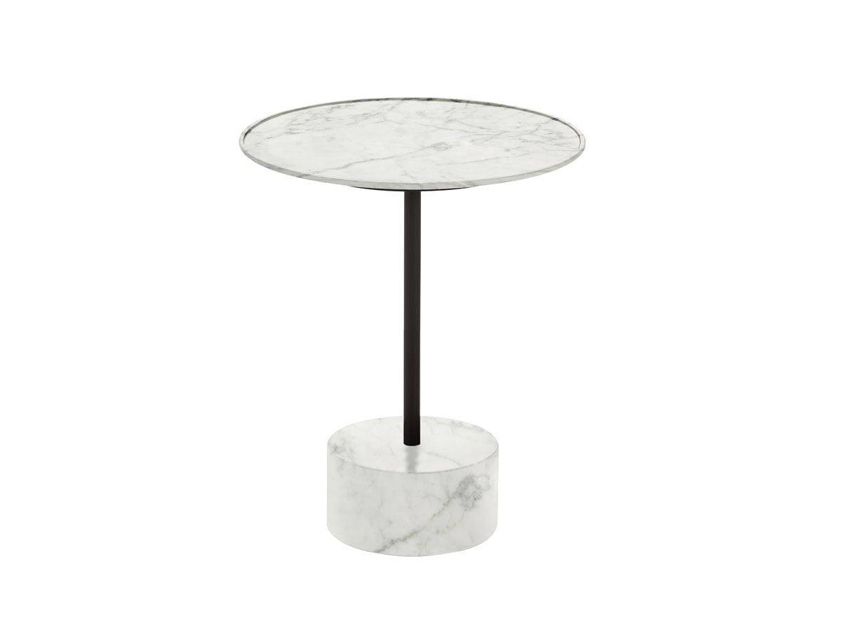 Cassina 194 9 Coffee Table O 40 H 49 Marble Carrara Anthracite