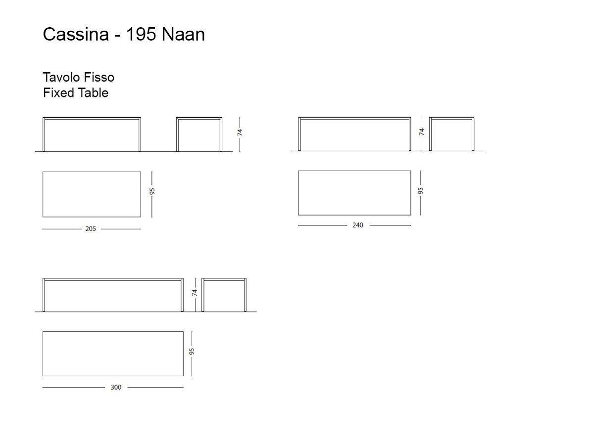 Cassina 195 Naan Table