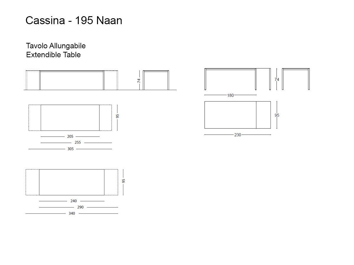 Cassina 195 Naan Table