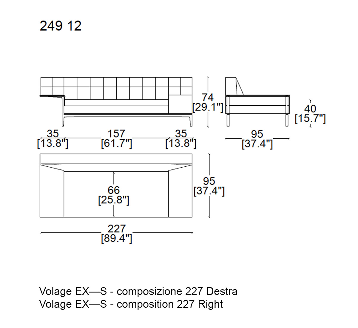 Cassina 249 Volage Ex S Collection