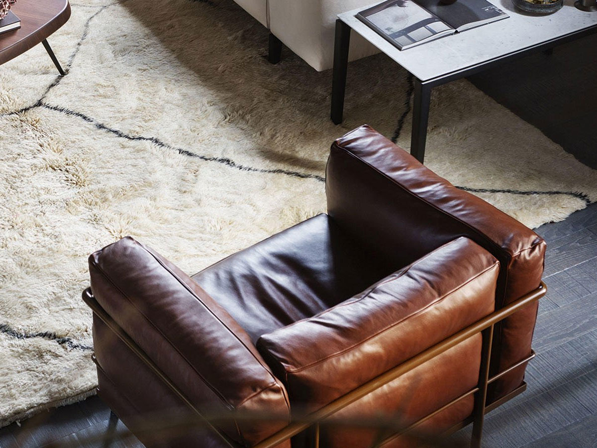 Cassina 3 Fauteuil Grand Confort Grand Modele Armchair