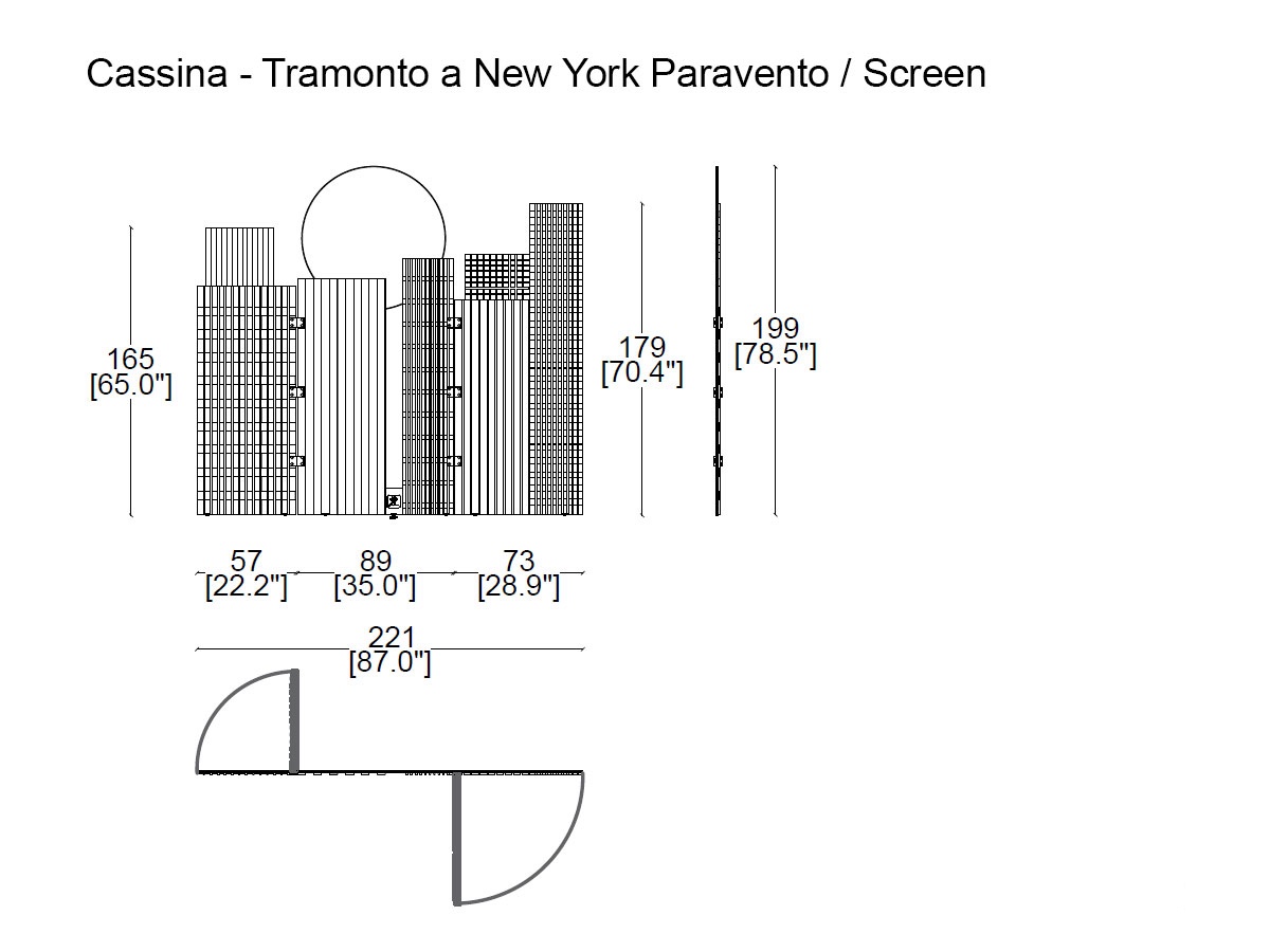 Cassina Tramonto A New York Screen