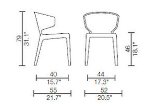 Cassina Hola 367 Chair With Arms