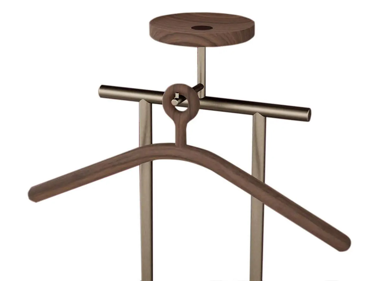Cassina 375 Stay Clothes Stand Bronze Carrara