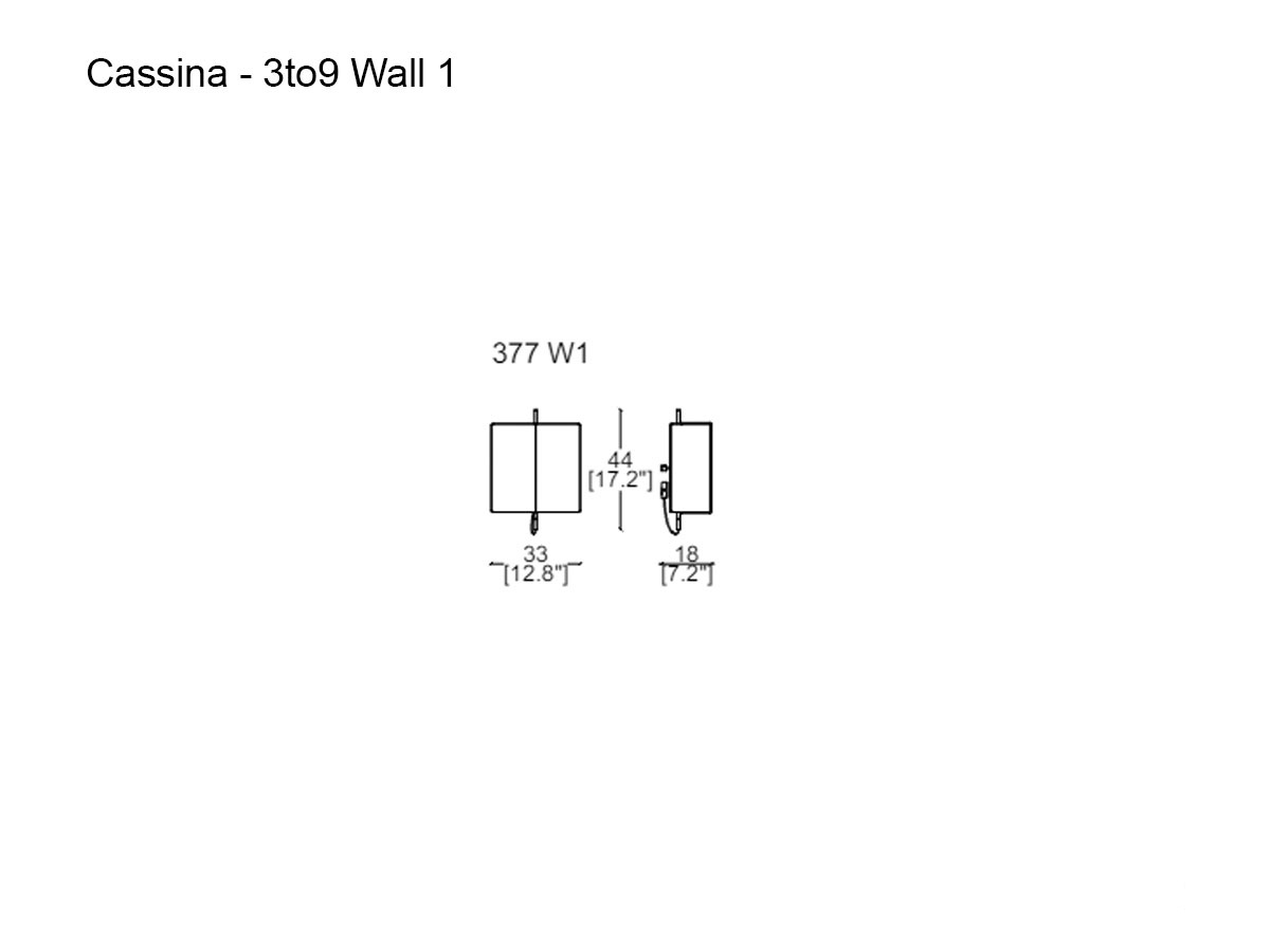 Cassina 3to9w1 Wall Lamp